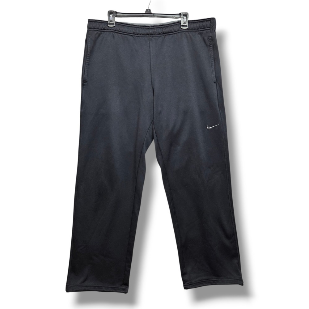 Nike Therma Fit KO Knockout Fleece Sweatpant Mens Large Black Dri-FIT 379431-010